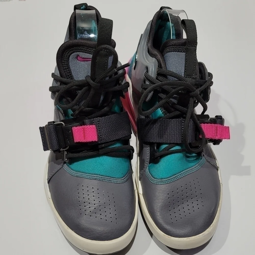 KIDS Nike Air Force 270 Cool Grey Hyper Jade